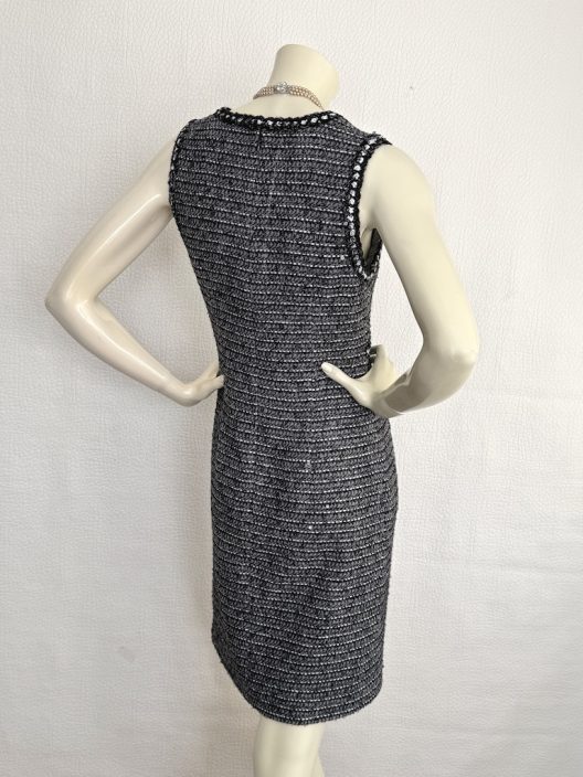 Chanel tweed dress embellished with sequins