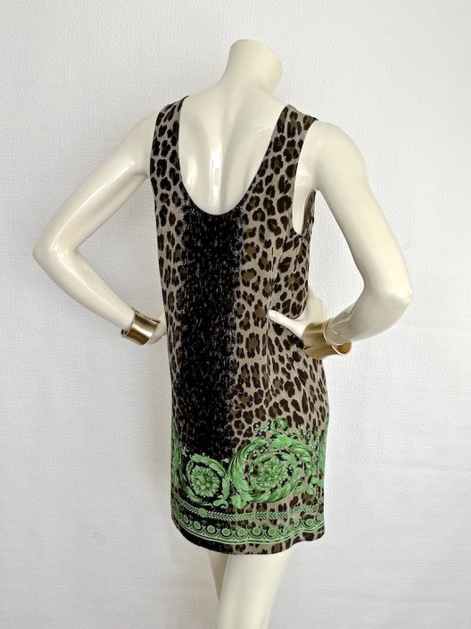 Versace Baroque Print Silk Dress