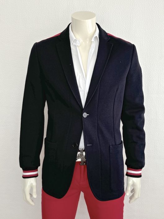 Givenchy Paris Unstructured Slim Knit Jacket-Blazer