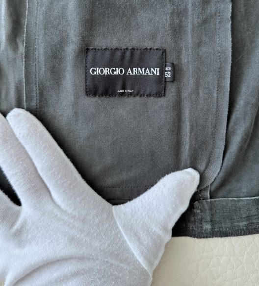 Giorgio Armani Goat Leather Blazer