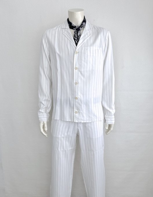 RARE Giorgio Armani White Striped Suit