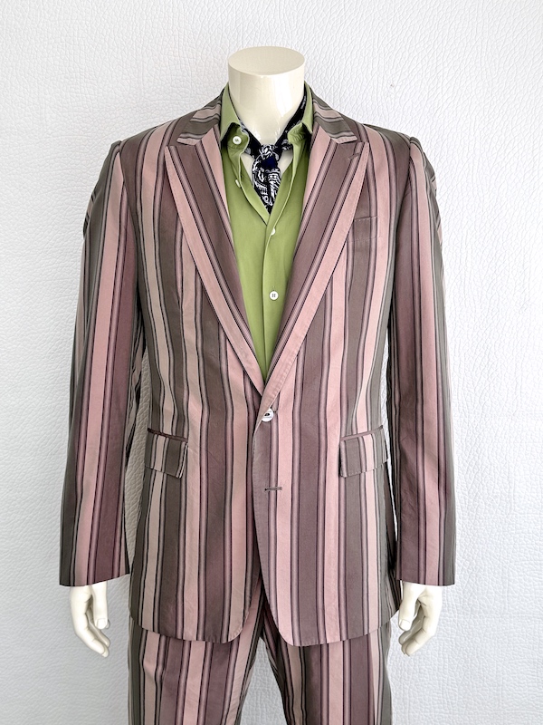 Burberry Prorsum Striped Silk Suit