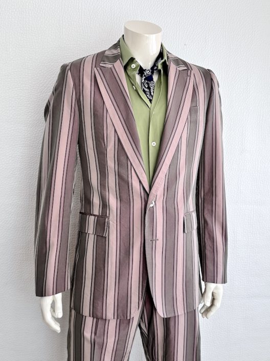 Burberry Prorsum Striped Silk Suit