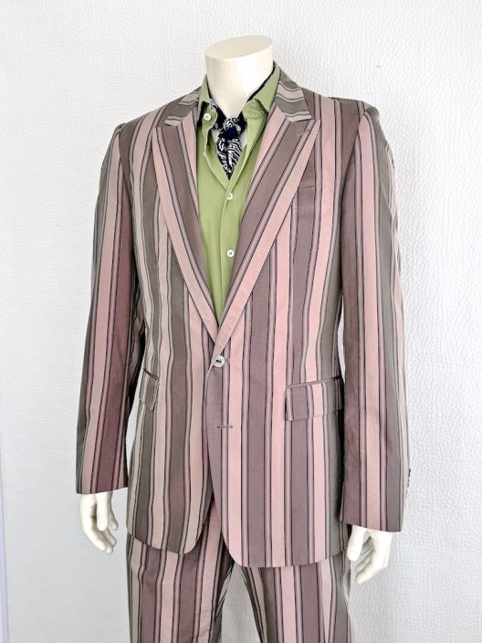 Burberry Prorsum Striped Silk Suit