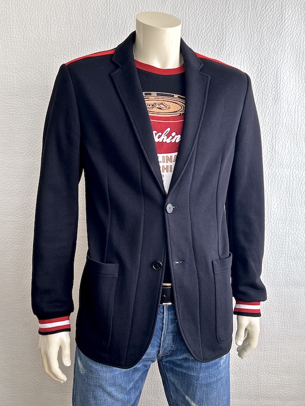 RARE Givenchy Paris Unstructured Slim Knit Jacket-Blazer