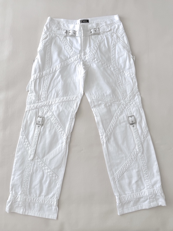 RARE Versace white jeans