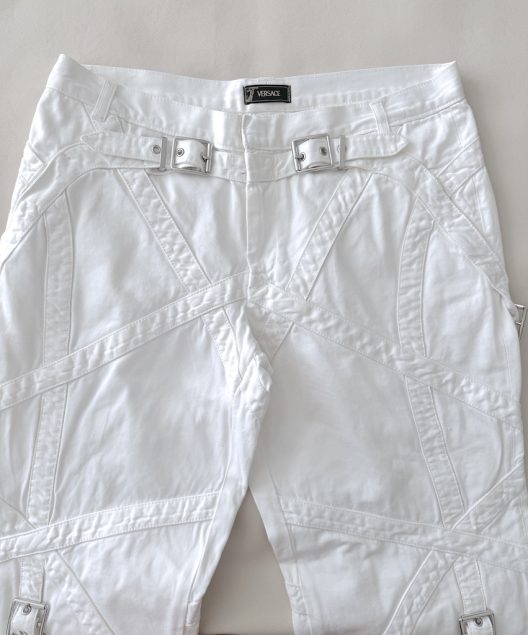 RARE Versace white jeans