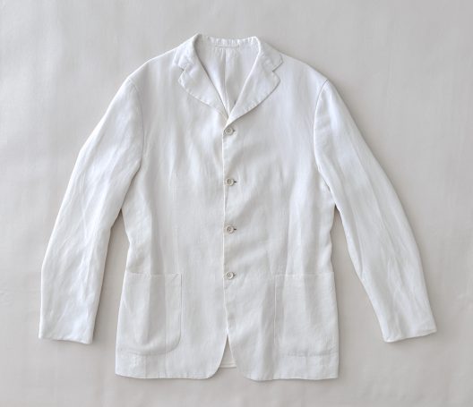 Jil Sander Unstructured Off-white Linen Jacket