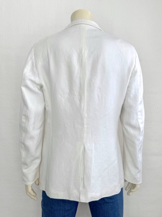 Jil Sander Unstructured Off-white Linen Jacket