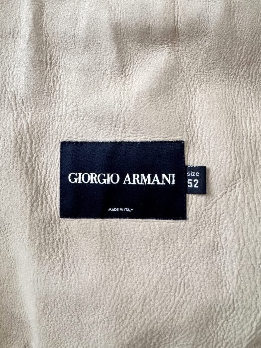 RARE Giorgio Armani Leather Jacket