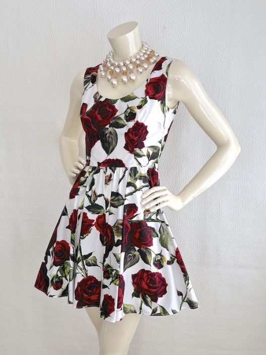 Dolce & Gabbana floral print sleeveless dress