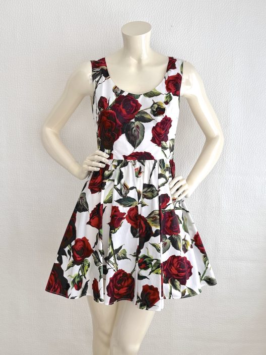 Dolce & Gabbana floral print sleeveless dress