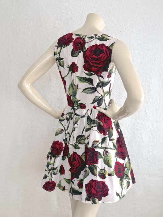 Dolce & Gabbana floral print sleeveless dress