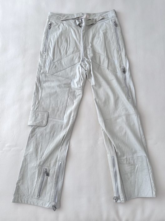 RARE Versus by Versace Leather Cargo Pants