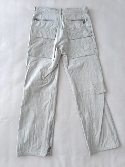 RARE Versus by Versace Leather Cargo Pants