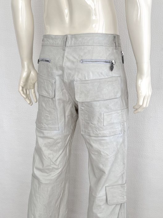 RARE Versus by Versace Leather Cargo Pants