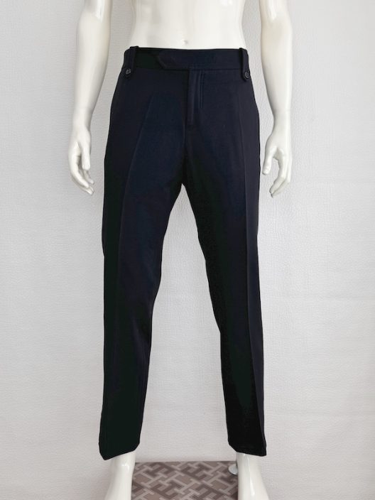 Dior by Hedi Slimane Black Wool Pants 06H