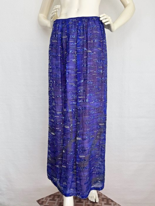 VTG Giorgio Armani Long Rhinestone Skirt