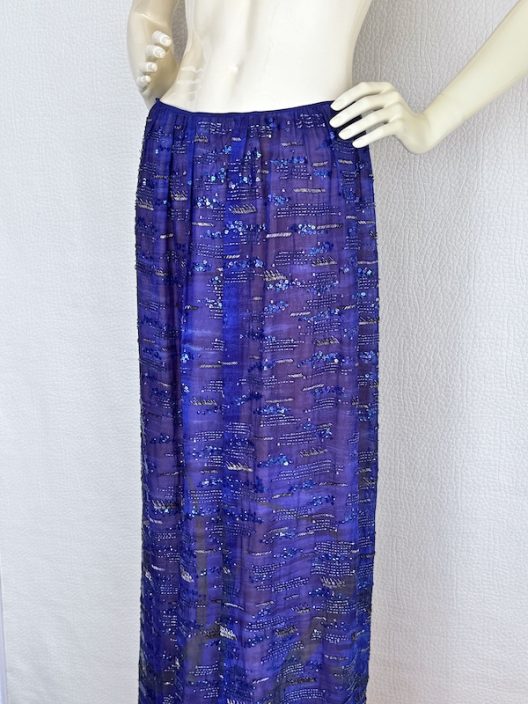 VTG Giorgio Armani Long Rhinestone Skirt