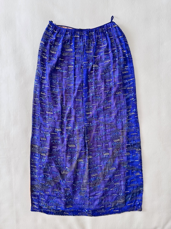 VTG Giorgio Armani Long Rhinestone Skirt