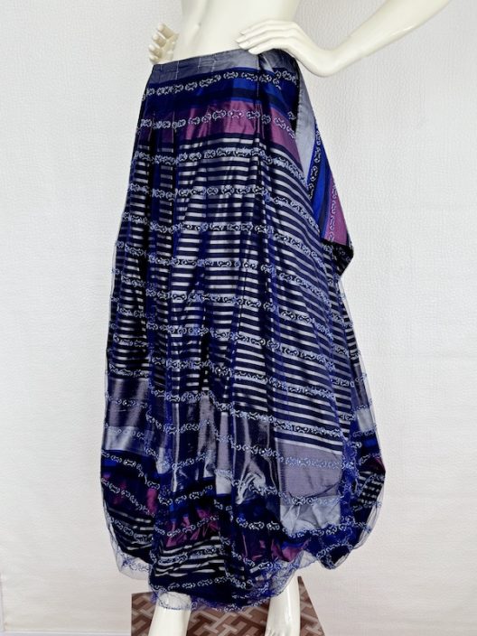 RARE VTG Giorgio Armani Runway Silk Long Skirt