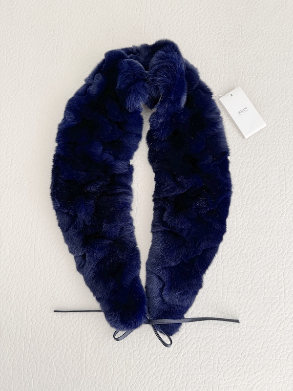 Armani Collezioni Fur Collar-Scarf