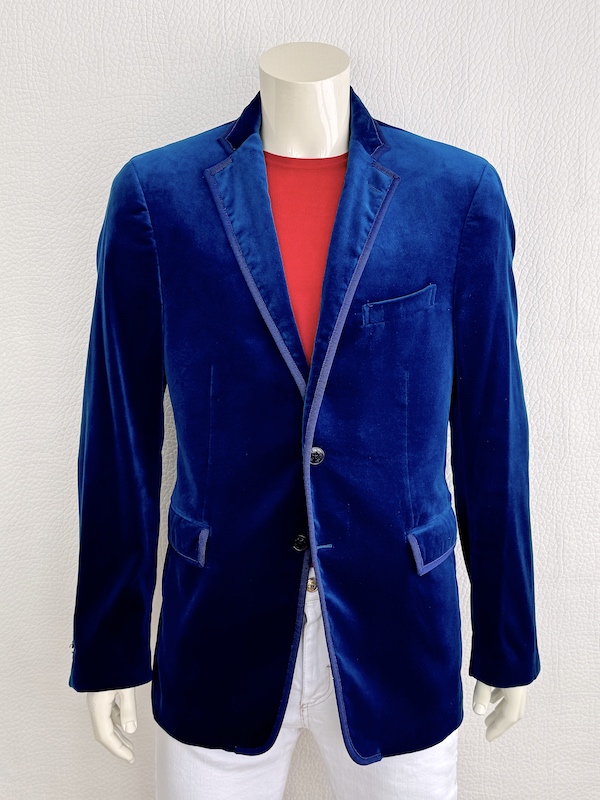 Etro Blue Velvet Jacket