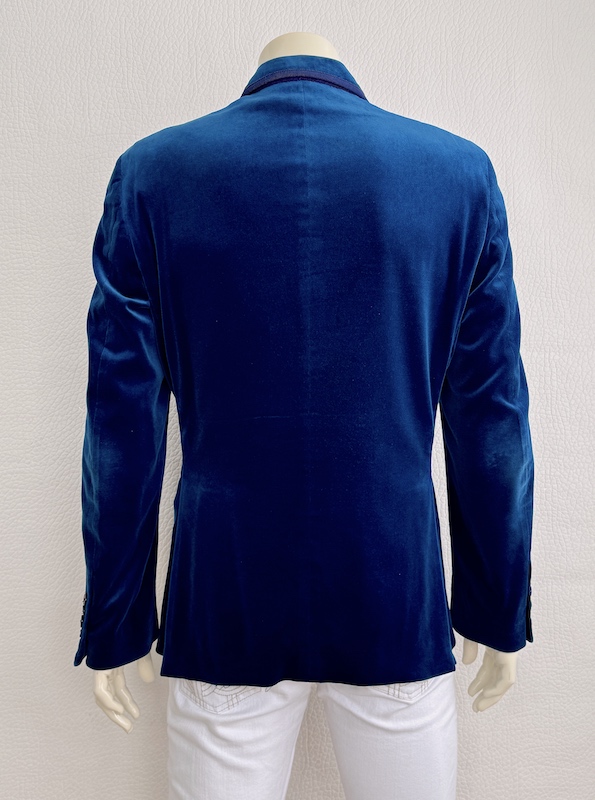 Etro Blue Velvet Jacket