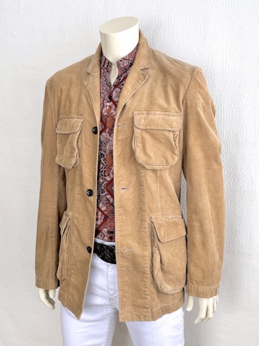 Armani Jeans Destructured Corduroy Jacket