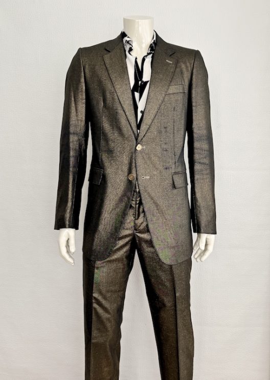 RARE Burberry Prorsum Metallic Suit