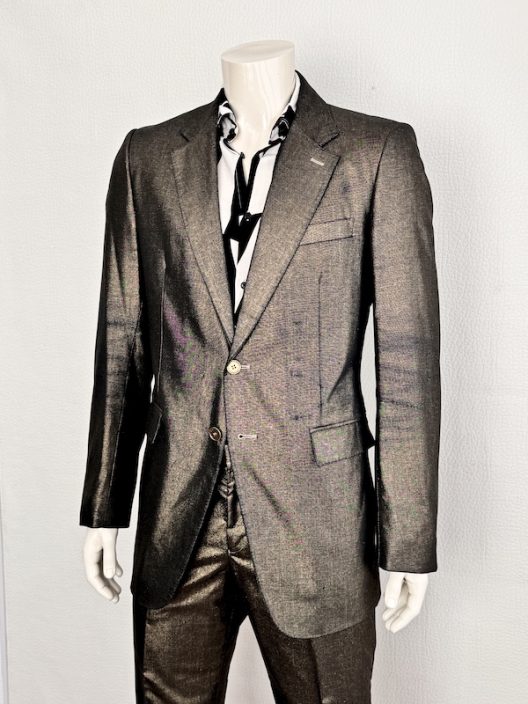 RARE Burberry Prorsum Metallic Suit