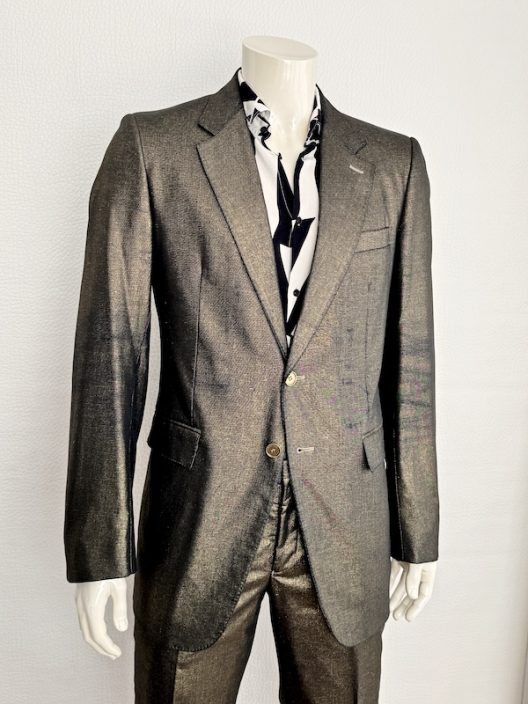 RARE Burberry Prorsum Metallic Suit