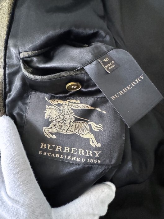 RARE Burberry Prorsum Metallic Suit