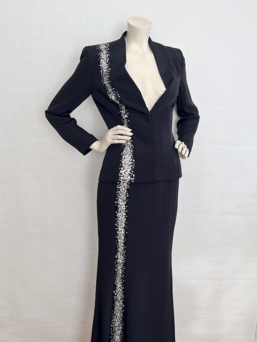 Escada Couture Silk Black Suit