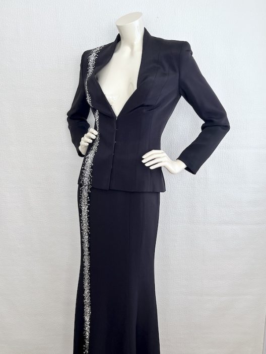 Escada Couture Silk Black Suit