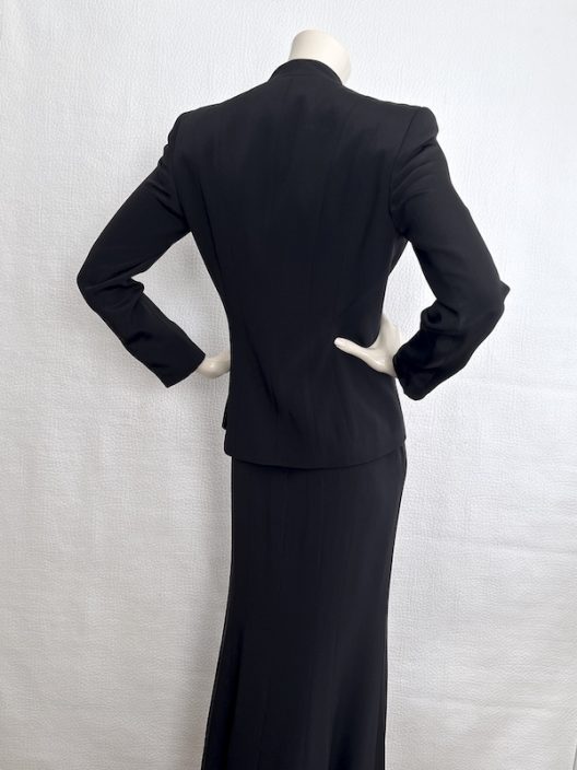 Escada Couture Silk Black Suit