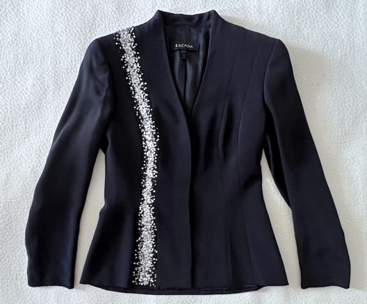 Escada Couture Silk Black Suit