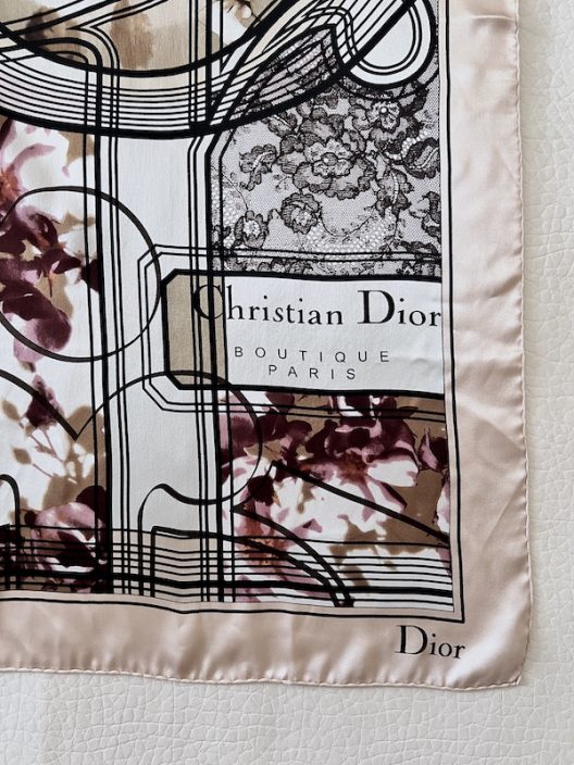 Dior Silk Square Scarf 85X85cm