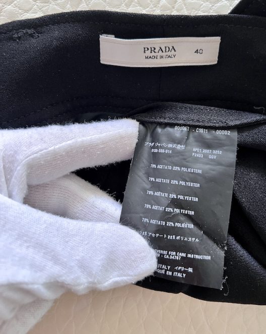 Prada Wide Black Pants