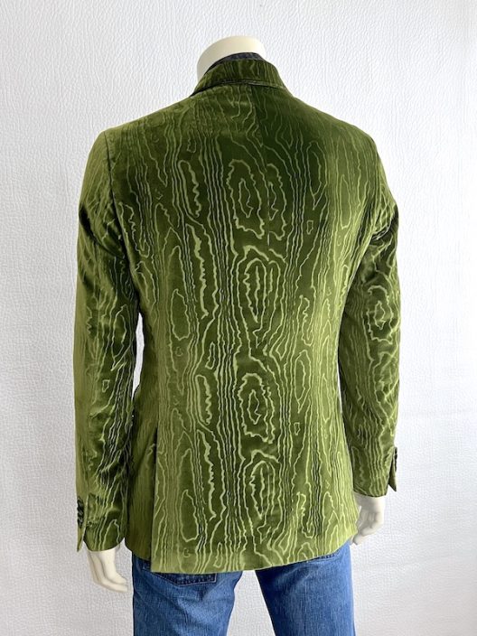 RARE Etro Green Printed Velvet Jacket