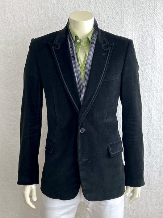 DIOR HOMME 05H By Hedi Slimane Velvet Jacket