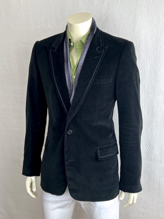 DIOR HOMME 05H By Hedi Slimane Velvet Jacket