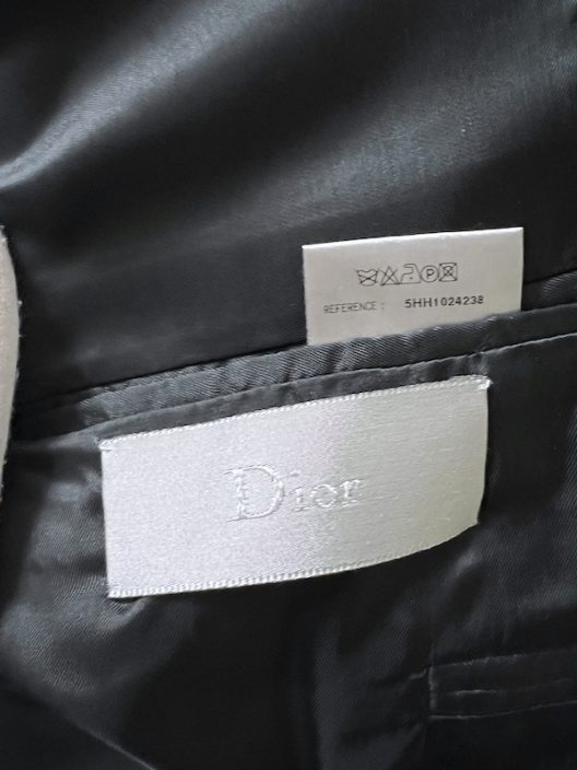 DIOR HOMME 05H By Hedi Slimane Velvet Jacket