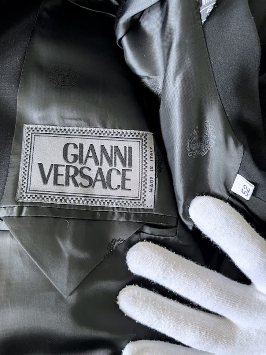 Gianni Versace Black Tuxedo Jacket