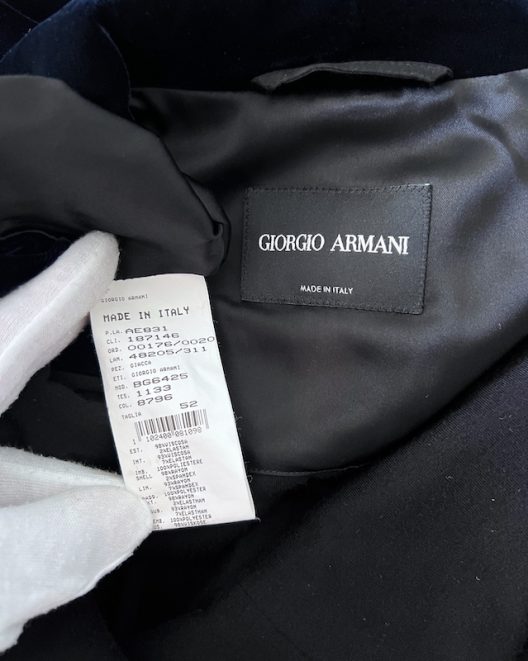 Giorgio Armani Velvet Suit