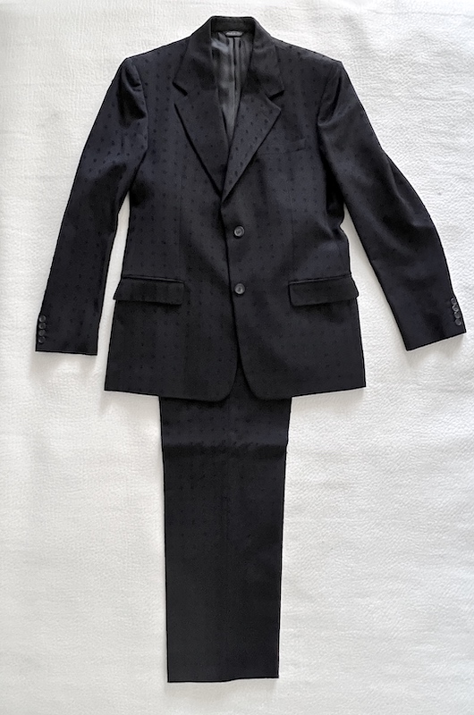 VTG Gianni Versace Couture Black Suit S/S 94