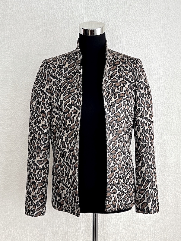 Zadig & Voltaire Animal Print Jacquard Deluxe Jacket