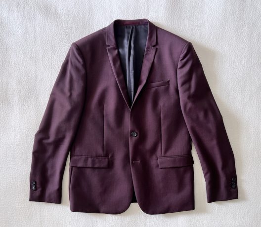 The Kooples Burgundy Wool Jacket