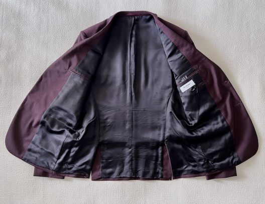 The Kooples Burgundy Wool Jacket