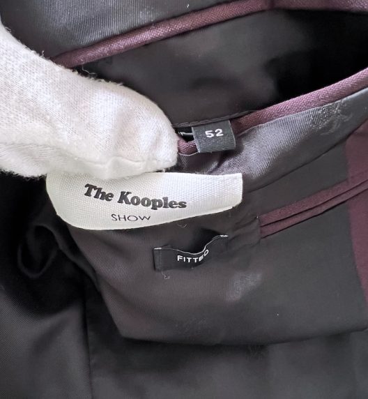 The Kooples Burgundy Wool Jacket